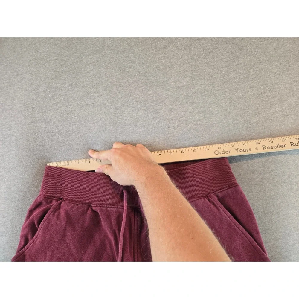 True Religion Jogger Sweatpants Mens‎ Small Burgundy Logo HS Relaxed Streetwear